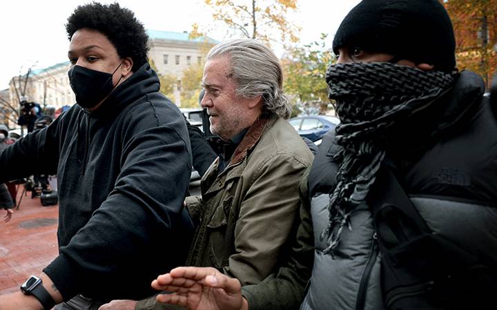 Steve Bannon aliado del expresidente Donald Trump
